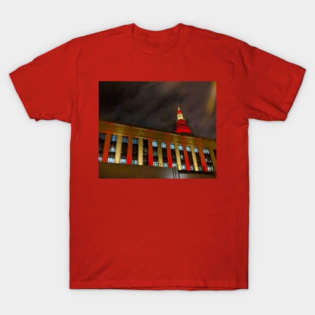 Tower City Red & Yellow T-Shirt by sarahkathart90